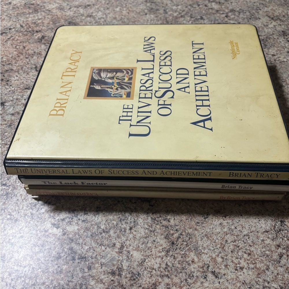 3x Brain Tracy audio books
